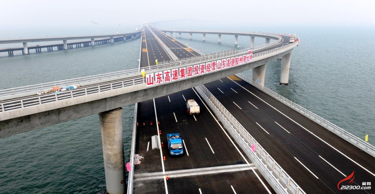 的青岛胶州湾跨海大桥